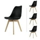 thumbnail image 2 of Set de Comedor Oslo Mundo In Melamina 120 con 4 Sillas Frankfurt Negro Minimalista, 2 of 15