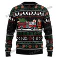 thumbnail image 5 of Suéter navideño feo con estampado 3D de Satan Claus Merry Christmas Hail Satanic, suéter de punto cálido informal unisex para invierno MY11, 5 of 5