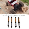 thumbnail image 3 of RC Shock Damper, 4Pcs Model Car Shock Damper 1/10 Dual Spring  for Game Race Gold,Ti, 3 of 7