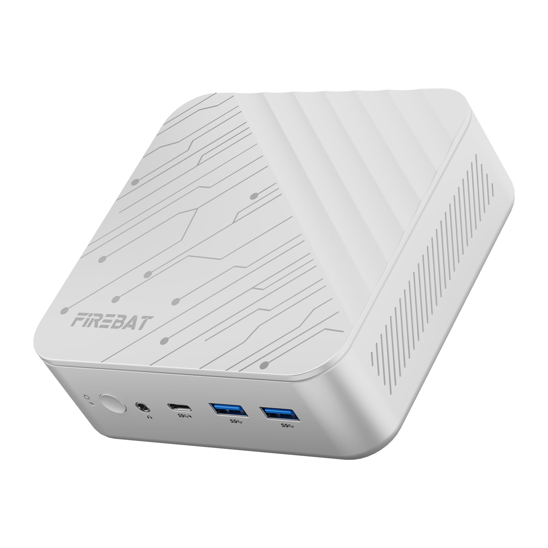 FIREBAT AM02 Mini PC, AMD Ryzen7 H 255, 16GB, 512GB SSD, White