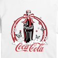 thumbnail image 3 of Coca-Cola - Retro Ribbon Bottle - Juniors Cropped Graphic T-Shirt, 3 of 5