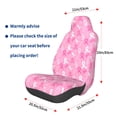 thumbnail image 3 of Fotbe Breast Cancer Awareness (3) Funda para Asiento de Auto con Estampado – Impermeable y Antisudor – Ajuste Universal, Lavable a Máquina, Antideslizante (1 Pieza), 3 of 5