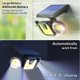thumbnail image 5 of Luces solares para exteriores, 83 Cob Led Luces solares para jardín para exteriores con 3 modos, Ip65 a prueba de agua Luces para exteriores con sensor de movimiento 270 Gran angular Solar Outd,11 Feliz Sencillez, 5 of 5