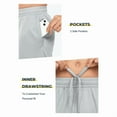 thumbnail image 5 of NORTHYARD Men's 5" Athletic Shorts Running Workout Quick Dry Gym Short Lightgrey XL, 5 of 8