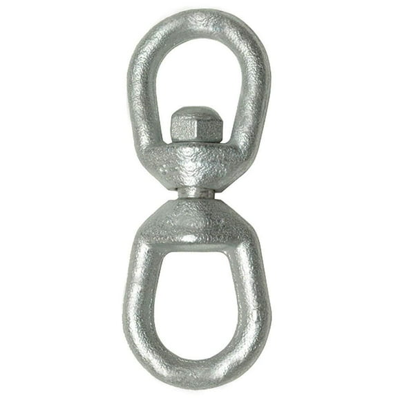 SeaChoice Hot Dip Galvanized Eye & Eye Swivel