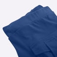 thumbnail image 6 of Women's 2026 Capri Joggers High Waist Stretch Lightweight Casual Daily Cropped Trousers with Pockets Blue 2XL, 6 of 6