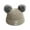 Beige, variant on Actoyo Baby Boys Girls Toddler Warm Winter Furry Balls Pom Bobble Hat Crochet Knit Beanie Cap