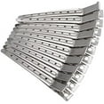thumbnail image 2 of New 10pcs Hair Clips Stainless Steel Hairdressing Duck Bill Alligator Clips, 2 of 5