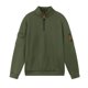 thumbnail image 1 of pstuiky camisas de manga larga para hombre, Sudadera con capucha de trabajo para hombre, color liso, manga larga, cuello alto, cremallera de un cuarto top de hombre m, 1 of 2