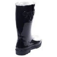 thumbnail image 4 of Forever Young Women's Faux Fur Lining Short Rain Boot, 4 of 5