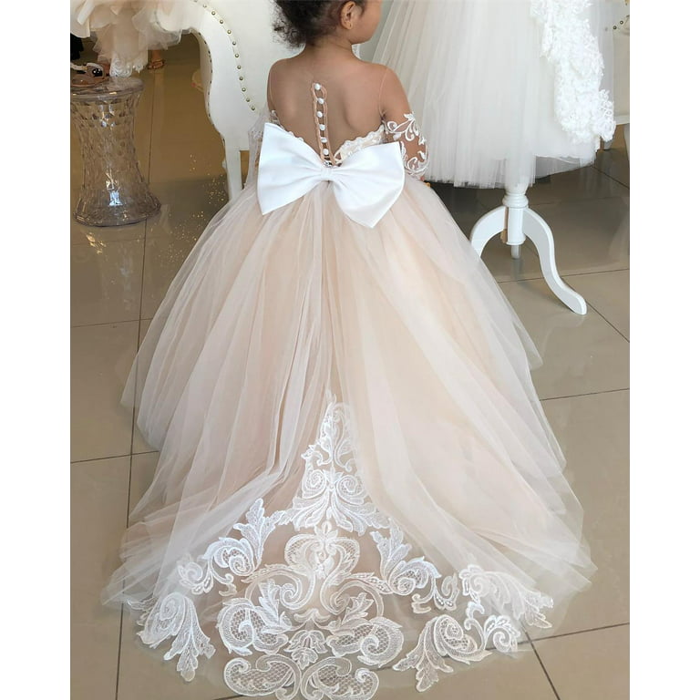Girl Wedding Dress Gown Children First Dresses 
