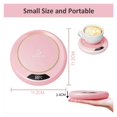 thumbnail image 2 of Mug Warmer USB Cup Heater Electric Coffee Milk Tea Water Heating Pad Thermostatic Coasters Cup Warmer for Home Office Mug Heater ,Fast Heating, 2 of 6