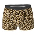 thumbnail image 6 of Men's Boxer Briefs, Leopard print trendy cool Soft Comfy Mens Underwear Boxer Briefs Breathable With Widen Waist, 6 of 7