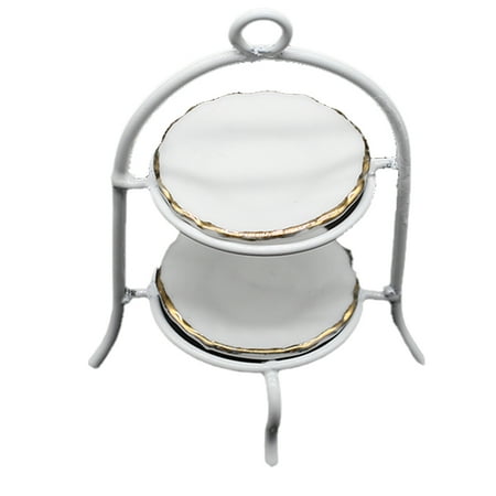 

Worallymy Cooling Rack Simulation Small Furniture Accessories Cake Holder Wedding Decor Decor Party Supplies for Living Room Christmas White