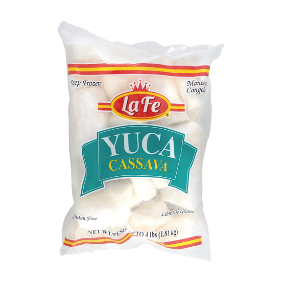 La Fe Frozen Yuca, 4 lbs - Premium Quality Latin American Frozen Vegetable