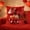 Red#1244, variant on RuiJiao Horse Print Fall Pumpkin Decorative Pillow Covers 45x45cm Cotton Fabric Home Decor for Living Room Sofa Bedroom with Hidden Zipper