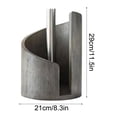 thumbnail image 4 of XSAOP Wood Countertop One-Handed Tear Design Stand Paper Towel Holder, 4 of 11