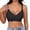 Black, variant on Seamless Soft Support Wireless Bralette with Lift, Back Smoothing & Full Coverage – Scalloped Racerback Everyday Comfort Push-Up Bra for Women