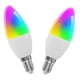 thumbnail image 1 of 2Pcs Tuya Smart WiFi LED Bulb Five-Way Spiral Candle Bulb 9W, 1 of 5