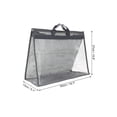 thumbnail image 2 of Unique Bargains Handbag Dust Bags Clear Storage Organizer Dustproof Cover Gray XXL, 2 of 5