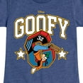 thumbnail image 3 of Disney - Goofy Collegiate - Toddler & Youth Girls Short Sleeve Graphic T-Shirt, 3 of 5