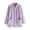 Purple, variant on Womens Cardigans Flannel Cardigan Top Long Sleeve Cozy Fleece Loungewear Pullover Soft Warm Winter Sleepshirt Housewear With Pockets,Pink
