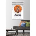 thumbnail image 3 of NBA Los Angeles Lakers - Drip Ball 20 Wall Poster, 22.375" x 34" Framed, 3 of 4
