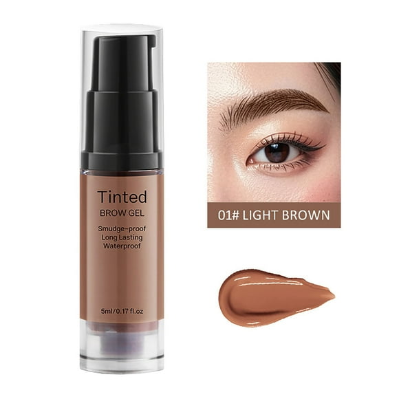 Easter Eyebrow White - Brow Peel Off Tint Eyebrow Gel Tint with Eyebrow Stencils Brow Gel Eyebrow Long Lasting Makeup Eye Brow Pencils for Women Create Full Brows 5Ml, Easter Makeup Eyebrow Pencil,
