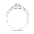 thumbnail image 3 of Rosec Jewels IGI Certified Lab Grown Diamond Engagement Ring with Halo - 0.9 Carat - E-VS1 Quality - Split Shank Ring for Women, 14K White Gold, US 12.50, 3 of 9
