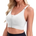 thumbnail image 3 of Iyufng Sports Bras for Women Front Zipper Wireless Bra Adjustable straps Exercise Bra, 3 of 6