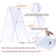 thumbnail image 3 of Soporte para libros de acrílico transparente, soporte para artículos como sujetalibros y soporte, 10 Uds., 3 of 5