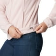 thumbnail image 3 of Columbia Women's Benton Springs Full Zip, Dusty Pink, 1X Plus, 3 of 7