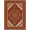 Red, Pattern 5, variant on ODIKA 8'x10' Washable Area Rug Non-Shedding, Easy Care, Vintage Web Featuring Ornate Spandrels Border Bands Carpect Deepburgundy for King Size Bedroom Under Bed, Master Suite