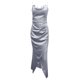 thumbnail image 3 of WILLBEST Vestido Largo Estilo Chica Belleza De Corte Bajo Con Abertura En Satén Y Tirantes, Vestido Ajustado Sin Espalda, 3 of 3