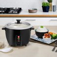 thumbnail image 3 of (2 pack) Bene Casa 6-Cup, Electric Rice Cooker, Black - Automatic Shut-Off, Dishwasher Safe Parts, 3 of 7