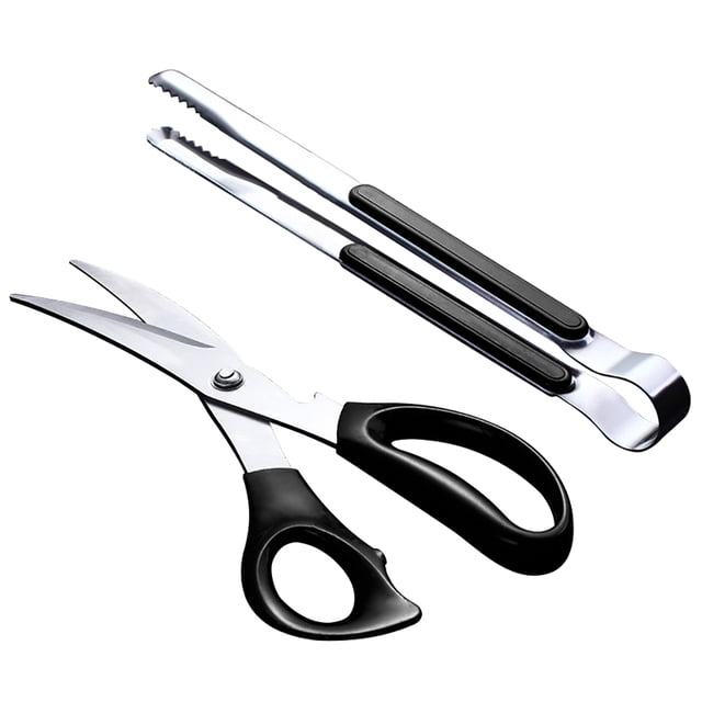 Coofit Ciseaux de Cuisine Robustes Ciseaux Alimentaires Portatifs avec Pinces Alimentaires pour Barbecue