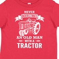 thumbnail image 4 of Inktastic Old Man Tractor Boys Toddler T-Shirt, 4 of 5