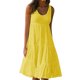 thumbnail image 2 of Guardurnaity Vestido Mujer Cuello Correa Vestido Niña Sin Mangas Playa Cuello Ropa Vestidos Amarillo M, 2 of 5