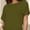Olive Green, variant on Women's Casual Short Sleeve Dolman Top Boat Neck T Shirts