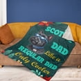 thumbnail image 4 of Scottish Terrier Dad Like a Regular Dad Only Cooler Happy Father's Day Cozy Fleece Blanket Scottie Dog Lover Gifts Warm Soft Throw Blanket - 02007, 4 of 5