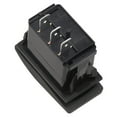 thumbnail image 3 of Switch Rocker Switch (On)-Off-(On) 12V 20A 30A Rectangular Spdt Momentary Vibration Waterproof Automotive Applications, 3 of 7
