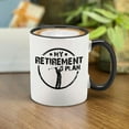 thumbnail image 3 of Shop4Ever My Retirement Plan Golfing Novelty Ceramic Coffee Mug Tea Cup Gift Golf Retiree Gift (Black Handle 11 oz.), 3 of 4