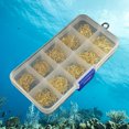 thumbnail image 4 of Guanfu Iseni Juego Anzuelos Con Agujero Anzuelo Equipo Pesca Caja 500 Piezas (oro), 4 of 9