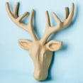 thumbnail image 2 of Paper Mache Deer Head - Handmade Wall Décor, 2 of 5