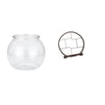 thumbnail image 1 of Pecera Pequeña Transparente, Adorno Para El Hogar, Pecera Artesanal, Florero, Mesa, Dormitorio, Sala De Estar, Decoración Del Hogar, Soporte De Exhibición, Organizador De Almacenamiento De, 1 of 8