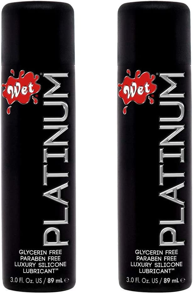 2 Pack - WET Platinum Premium Body Glide 3.10 oz