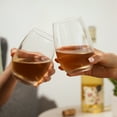 thumbnail image 6 of True Vino White Wine Glasses, Drinking Glasses, Wine Gifts, 17oz, Set of 4, 6 of 9