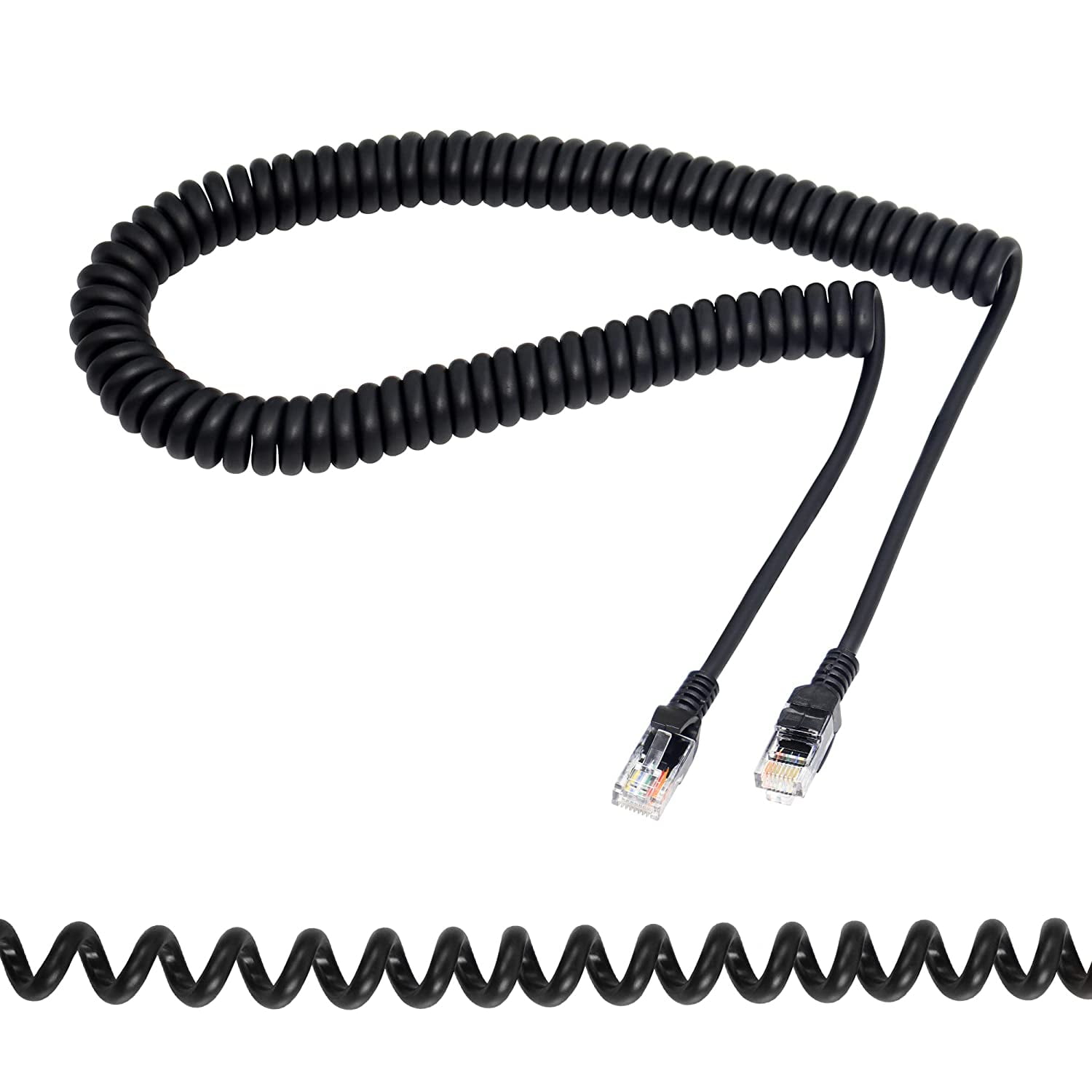 Extension Coi Cable,2.5M/8.2FT RJ45 Cat 6 Retractable