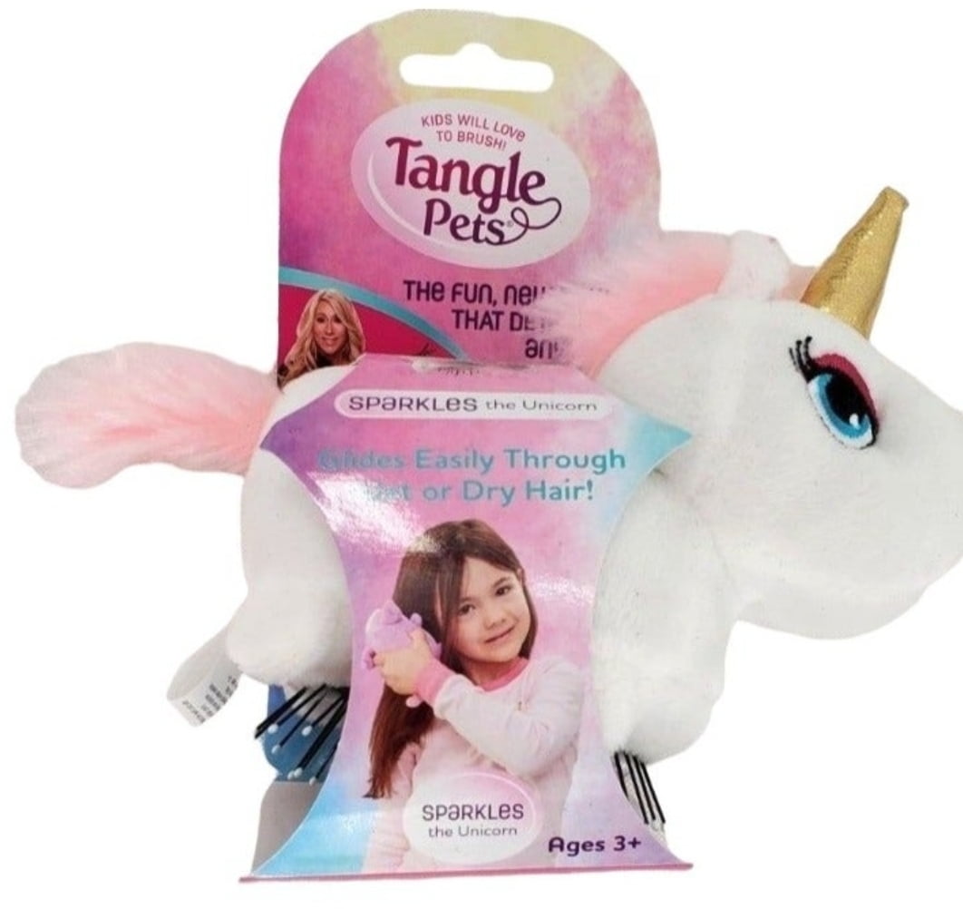Tangle Pets Kids Sparkles The Unicorn hair Brush 