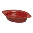 thumbnail image 1 of Fiesta 9 Inch by 5 Inch Individual Oval Casserole, Scarlet, 1 of 2